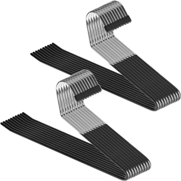 Zober Non-Slip Pants Hangers - 20 Pack for Stylish Closet