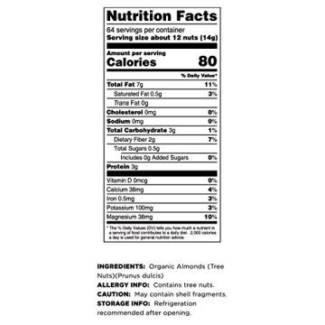 Organic Valencia Almonds for Creamy Milk & Recipes