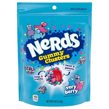 NERDS Gummy Clusters Very Berry 8 oz Candy