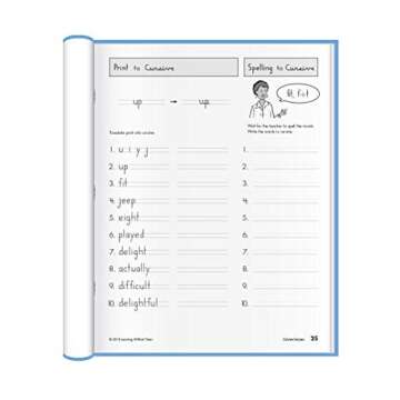 Cursive Success Workbook - Learning Without Tears for 4th Graders