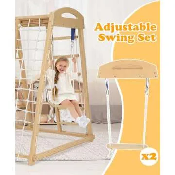 Dripex 8-in-1 Indoor Jungle Gym for Active Kids