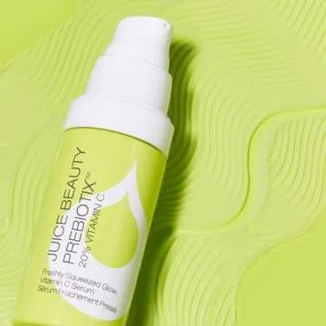 Juice Beauty PREBIOTIX Freshly Squeezed Glow, 20% Vitamin C Serum - 27 mL - Hydrates + Smooths Complexion - Vegan, Cruelty Free