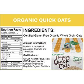 Bakery On Main Organic Gluten-Free Quick Oats - 24oz