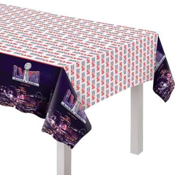 Party City Super Bowl Tableware Kit for 20 Guests