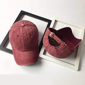 Stylish Adjustable Vintage Washed Baseball Cap for Everyone