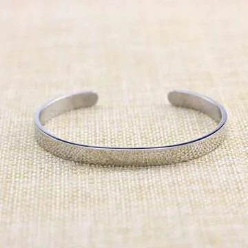 Y&M Personalized Engraved Mantra Bracelets for Women