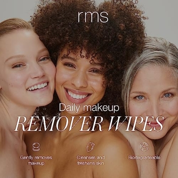 RMS Beauty Coconut Oil Makeup Remover Wipes for All Skin Types