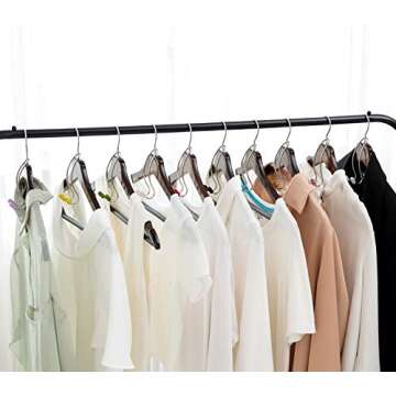 JOJOY LUX 2 Pack Seat Back Organizers,Bling Diamond Universal Organizer Hooks Car Headrest Hangers Hooks, Bag Organizers Rack and Hanger, Heavy-duty Auto Backseat Storage Hooks (Silver)