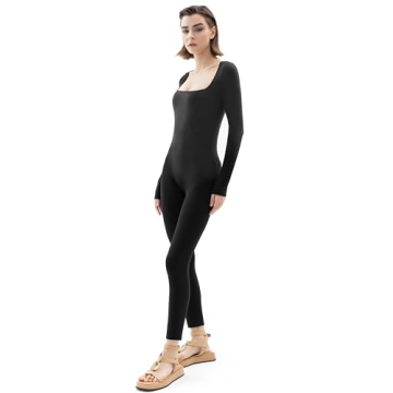 Stylish PUMIEY Black Long Sleeve Jumpsuit for Women