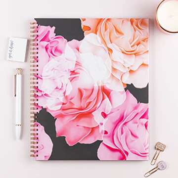 Blue Sky 2022 Weekly & Monthly Planner, 8.5" x 11", Frosted Flexible Cover, Wirebound, Joselyn (1103...