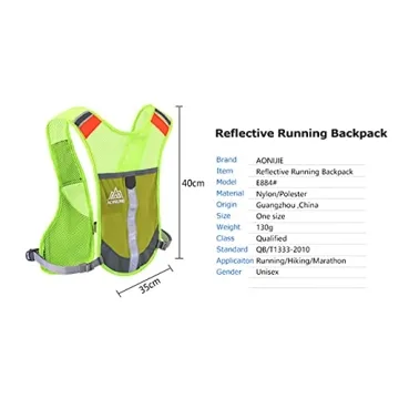 AONIJIE Marathon Running Vest Pack for Outdoor Adventures