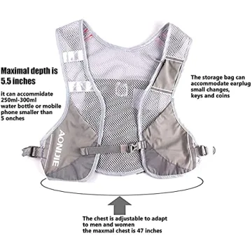 AONIJIE Marathon Running Vest Pack for Outdoor Adventures