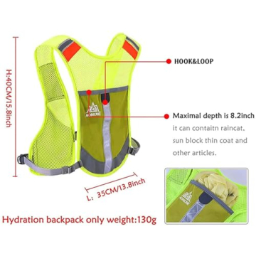 AONIJIE Marathon Running Vest Pack for Outdoor Adventures