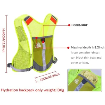 AONIJIE Marathon Running Vest Pack for Outdoor Adventures