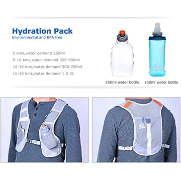 AONIJIE Marathon Running Vest Pack for Outdoor Adventures