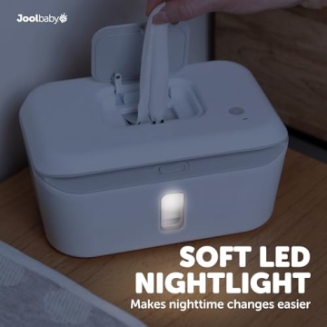 Jool Baby Wipe Warmer & Dispenser with LED Nightlight