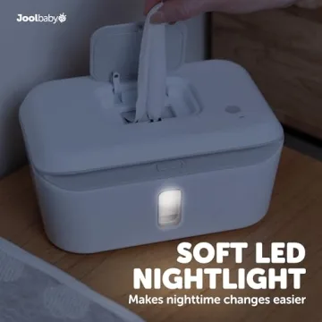 Jool Baby Wipe Warmer & Dispenser with LED Nightlight