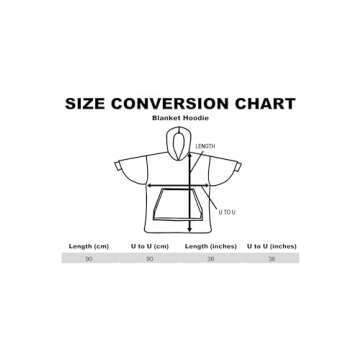 Harry Potter Womens Wearable Blanket Hoodie | Adults Navy Grey Hooded Pullover with Hogwarts Graphic...