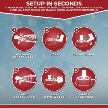 Best Christmas Tree Stand with Water Reservoir and Indicator