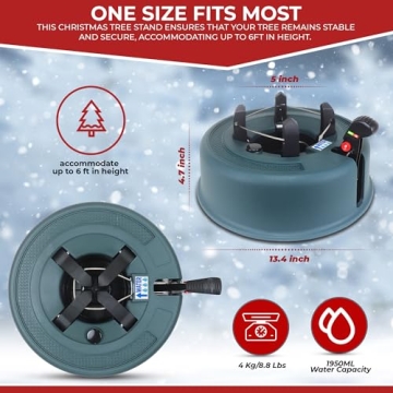Best Christmas Tree Stand with Water Reservoir and Indicator