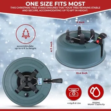 Best Christmas Tree Stand with Water Reservoir and Indicator