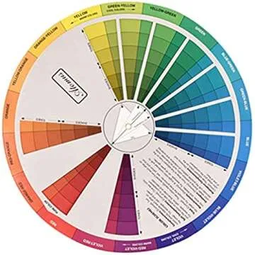 TEONEI Color Wheel Mixing Guide - Perfect for Artists and Nail Techs