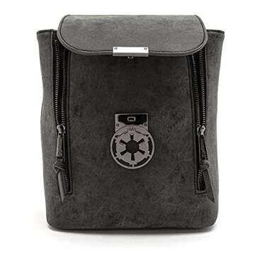 Loungefly x Star Wars Imperial Convertible Mini Backpack, Black