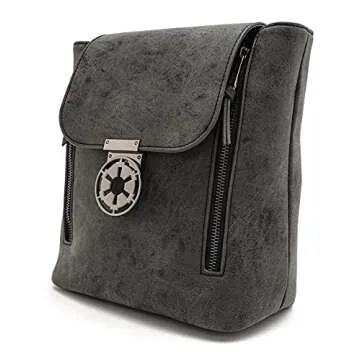 Loungefly x Star Wars Imperial Convertible Mini Backpack, Black