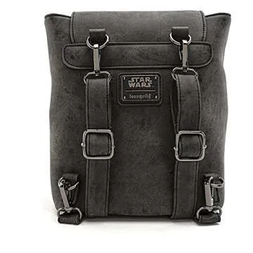 Loungefly x Star Wars Imperial Convertible Mini Backpack, Black