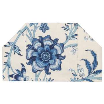 Fabric Tissue Box Cover, Tissue Holder Slipcover, Slips Over Square Cube Cardboard Facial Tissue Box...