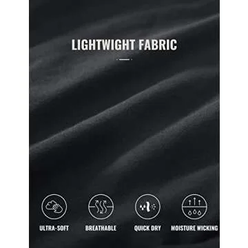 CRZ YOGA Men's Linerless Workout Shorts - 9'' Quick Dry Running Sports Athletic Gym Shorts with Pockets Black Medium