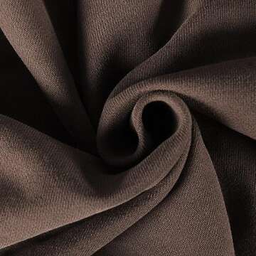 Artfish Women's Crewneck Long Sleeve Crop Tops Workout Gym Casual Cut-out Loose Cropped Sweatshirts Mocha Brown, M