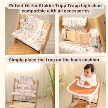 Gembebe Waterproof Cushion Set for Stokke High Chair