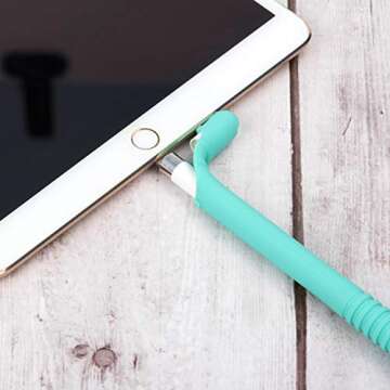 ColorCoral Case for Apple Pencil Silicone Holder Sleeve for Apple Pencil 1st Generation Compatible with iPad Pencil 1st Generation