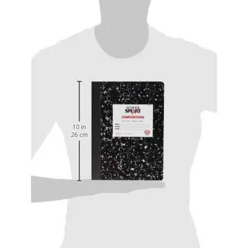 School Smart Hard Cover Composition Book - Stylish & Durable
