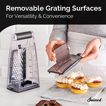 Exceptional Joined Cheese Grater with Container for Every Kitchen