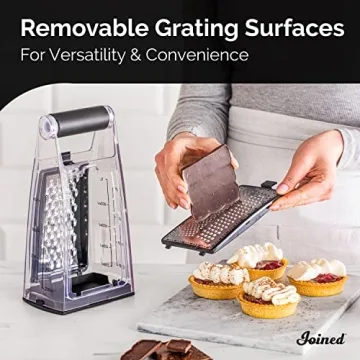 Exceptional Joined Cheese Grater with Container for Every Kitchen