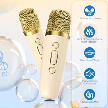 Mini Karaoke Machine for Kids & Adults