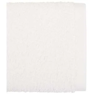 Amazon Basics Bath towel for Face, bathroom, 100% Cotton Extra Absorbent, Fast Drying salon towels, 60 Pack, White (12 x 12 inches)