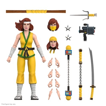 Super7 ULTIMATES! TMNT Ninja April O'Neil Action Figure