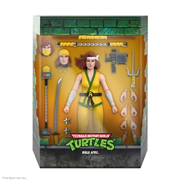 Super7 ULTIMATES! TMNT Ninja April O'Neil Action Figure