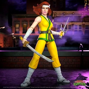 Super7 ULTIMATES! TMNT Ninja April O'Neil Action Figure