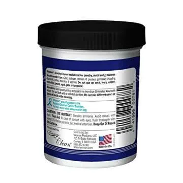 Weiman Jewelry Cleaner Liquid with Polishing Cloth Included – Restores Shine and Brilliance to Gol...