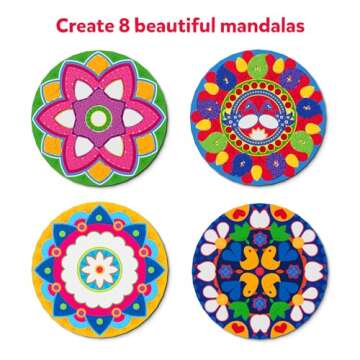 Skillmatics Art Activity - Dot It Mandala Art, No Mess Sticker Art for Kids, DIY Craft Kits, Scrapbooking, Gifts for Toddlers, Girls & Boys Ages 3, 4, 5, 6, 7