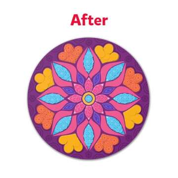 Skillmatics Art Activity - Dot It Mandala Art, No Mess Sticker Art for Kids, DIY Craft Kits, Scrapbooking, Gifts for Toddlers, Girls & Boys Ages 3, 4, 5, 6, 7