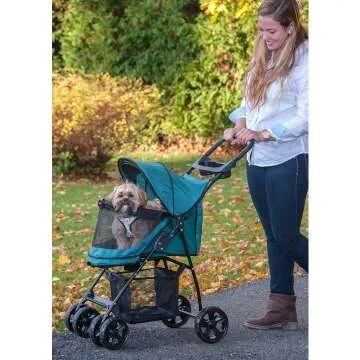 No-Zip Happy Trails Lite Pet Stroller for Cats & Dogs