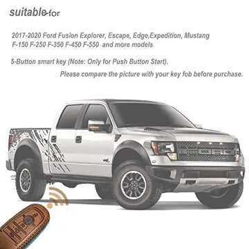 LYGKMU Ford Key Fob Case - Stylish Leather Protection
