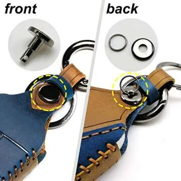 LYGKMU Ford Key Fob Case - Stylish Leather Protection