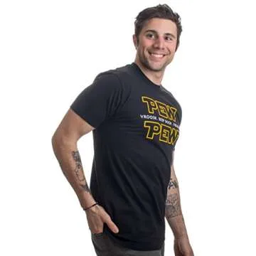 Ann Arbor Pew Pew Wars T-Shirt | Fun Sci-Fi Graphic Tee