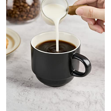 YHOSSEUN Stackable Coffee Mug Set – Chic and Functional